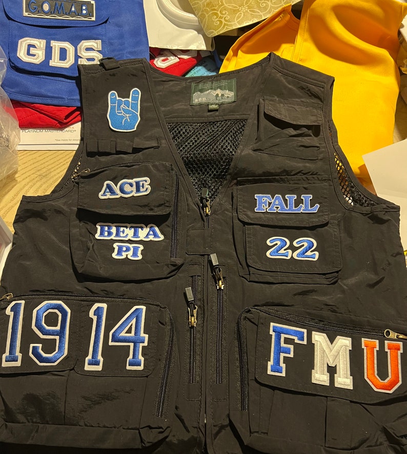Phi Beta Sigma Vest Etsy