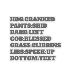 Hog Cranker Sticker