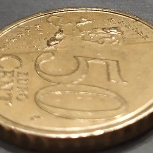 50 cent coin Belgium with an error