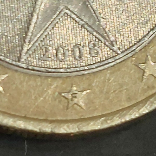 Moneda de 1 euro Malta met letra F