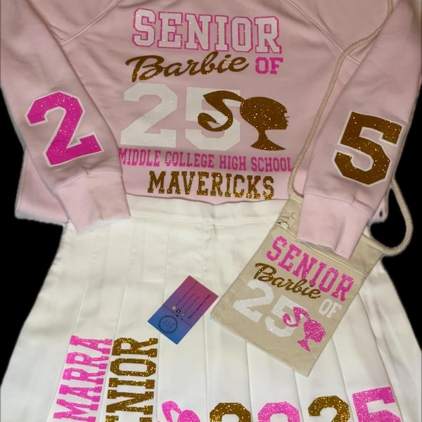 Senior Barbie Skirt Set