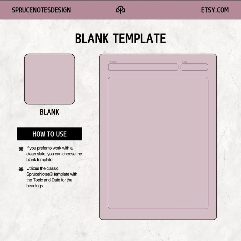Dusty Rose Digital Notes Template Bundle (A4) - Cornell, Lined, Dotted ...