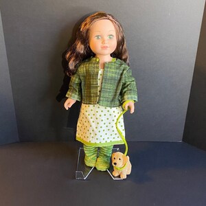 18 inch Doll 4 Piece w/Puppy Outfit Handmade