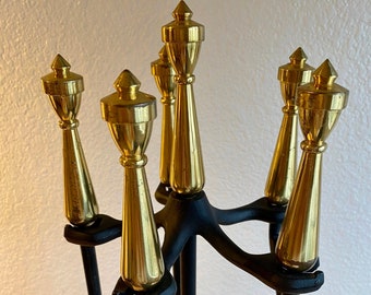 Juego de herramientas para chimenea Parzinger de 4 piezas (envío gratuito)