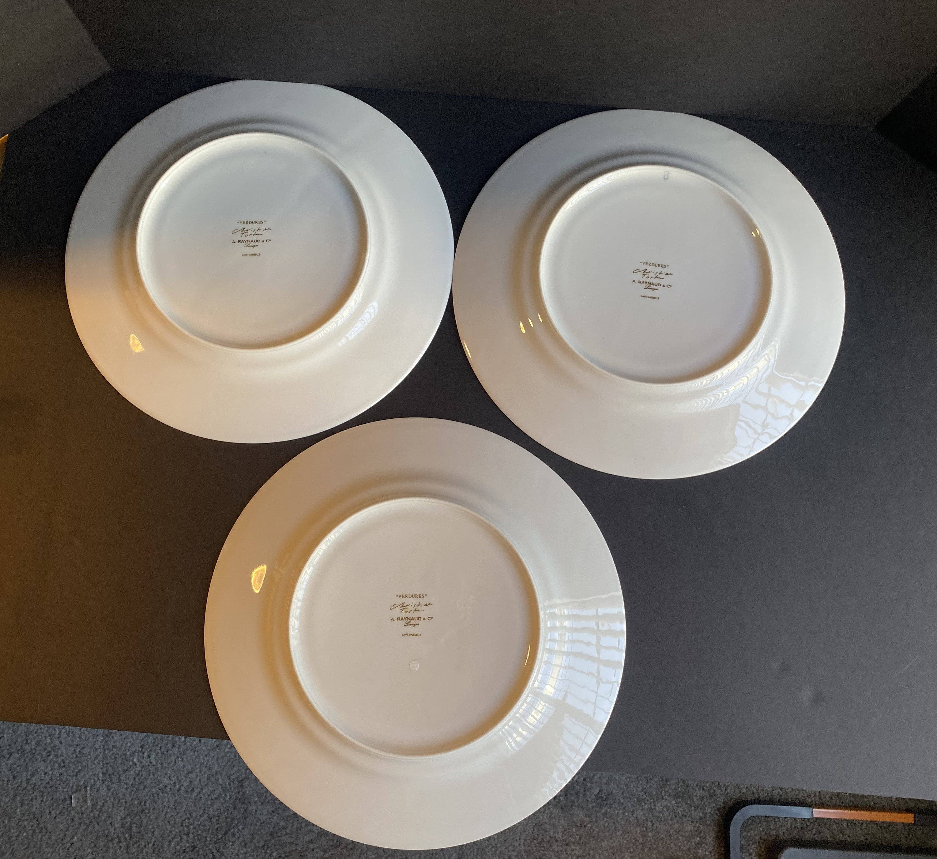＋RAYNAUD LIMOGES お皿　食器　セット　まとめ売り Limoges Raynaud Verdures Set of 3 Chargers - Etsy