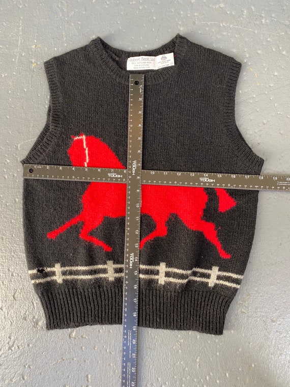 Vintage Equestrian Vest Small - image 7