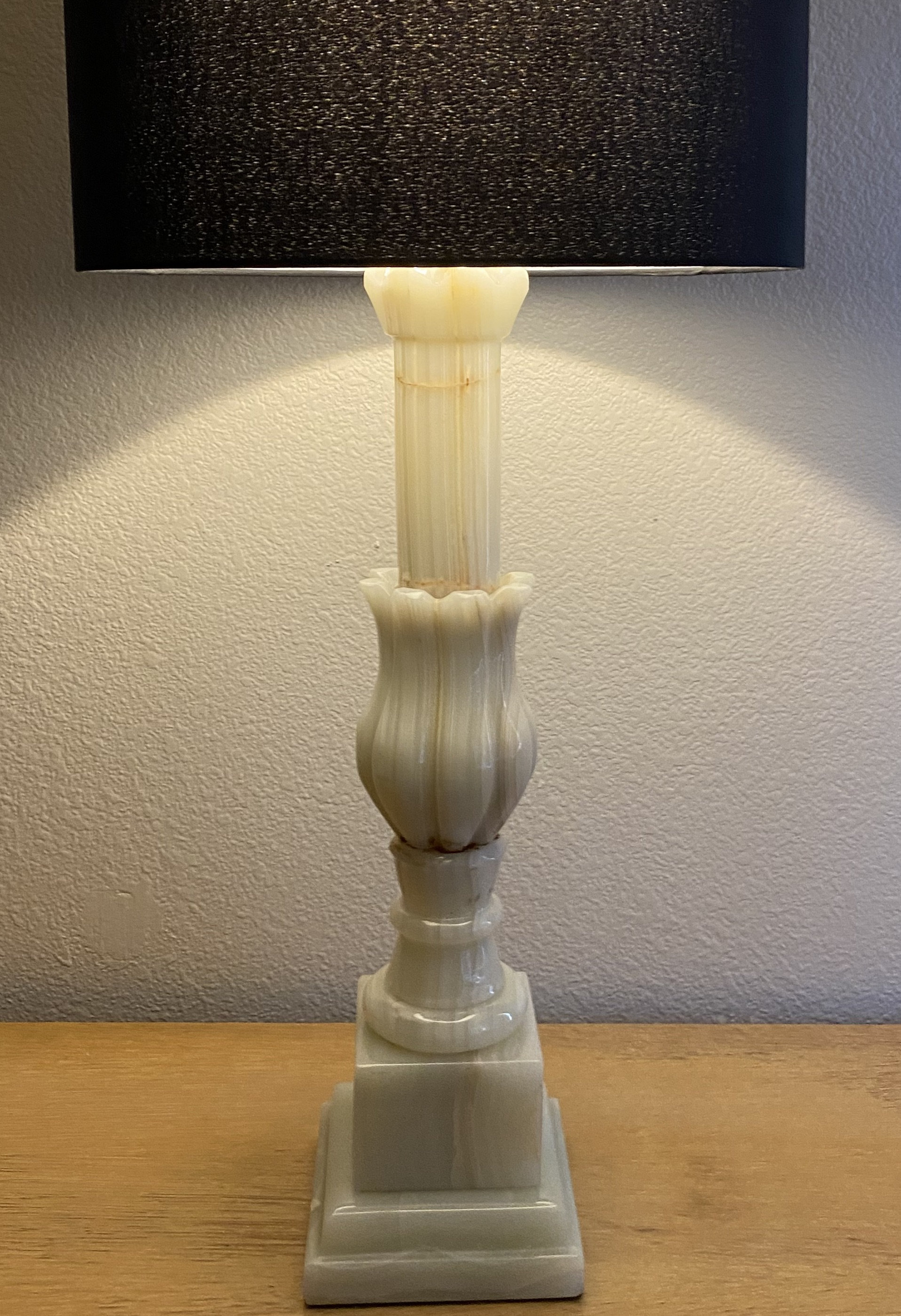 Rare Traditional Large Green Onyx Lamp Etsy