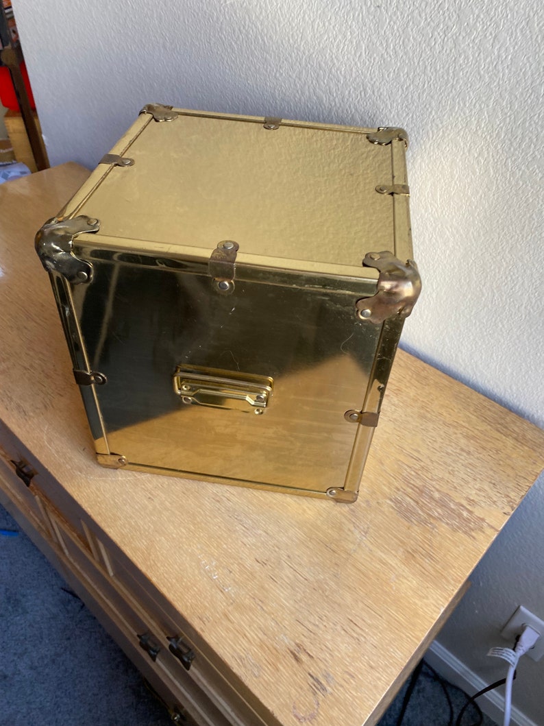 Vintage 1980's Brass Trunk Display Stand Planter-free - Etsy