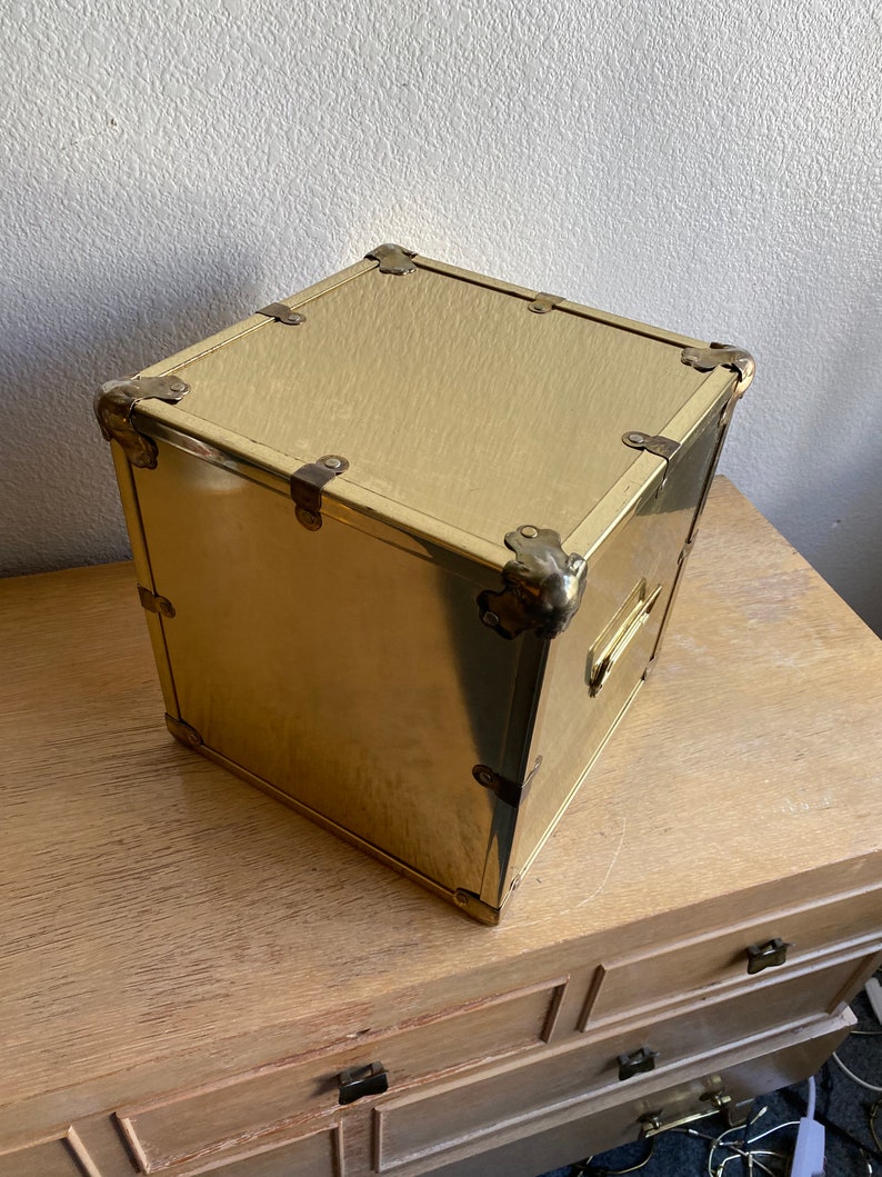 Vintage 1980's Brass Trunk Display Stand Planter-free - Etsy
