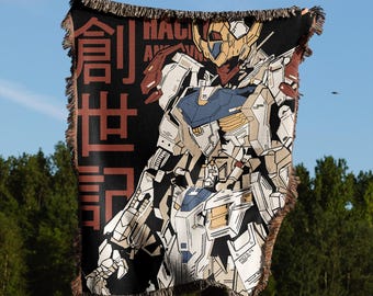 Anime Hand Woven Blanket | Anime Tapestry Throw | Manga poison