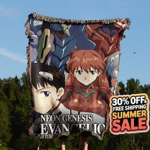 Anime Hand Woven Blanket | Anime Tapestry Throw | Manga poison