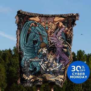 Anime Fire Pirate Tapestry Photo Blanket Woven 50 X 60 