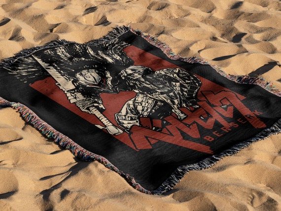 Guts Hand Woven Blanket | Manga Tapestry Throw | Anime Poison