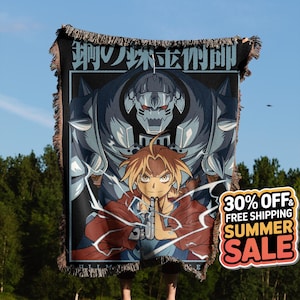 Anime Hand Woven Blanket | Anime Tapestry Throw |  Manga poison