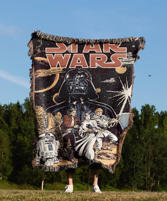 Star Wars Hand Woven Blanket | Comic Tapestry Throw | Jedi Poison