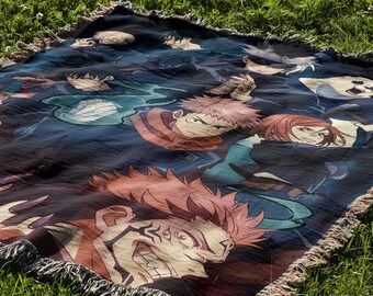 Anime Hand Woven Blanket | Manga Poison - Etsy