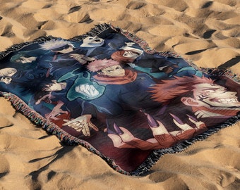 Anime Hand Woven Blanket | Manga Poison - Etsy