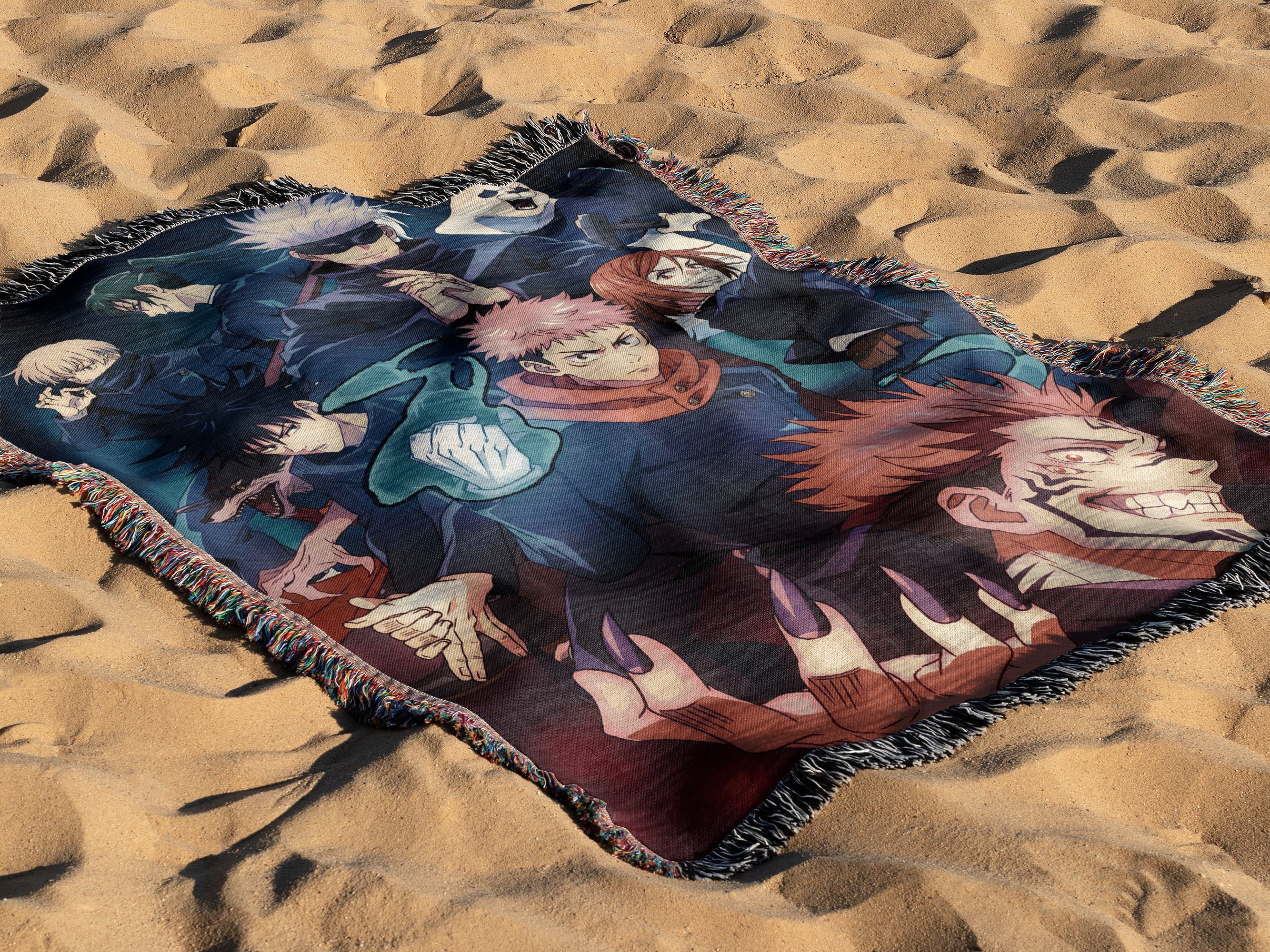 Anime Hand Woven Blanket | Manga Poison - Etsy