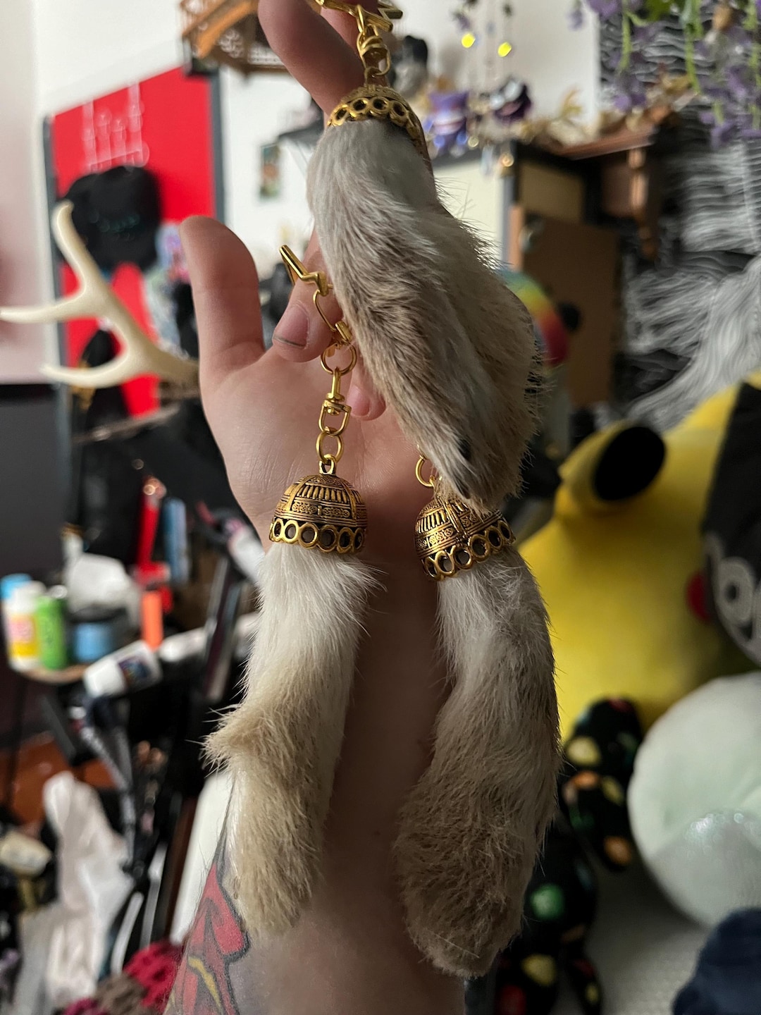 Rabbits Foot Keychain - Etsy Canada