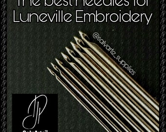 Original Tambour Beading Embroidery Hook Needle Crochet de Luneville Lesage / Aari Ari Zardozi Zardosi 70 80 90 100 110 120 130 140