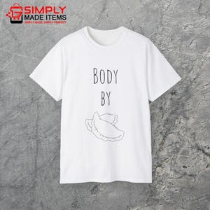 Body by Pierogi Shirt, Funny, Unisex, Polish, Party, Pierogi