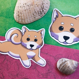 50 Stück Husky Meme Hundeaufkleber Corgi Shiba Inu Aufkleber