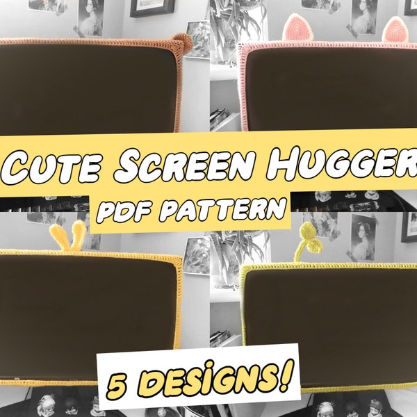 Cute Computer Monitor Wraps Vinyl Monitor Wrap - Etsy