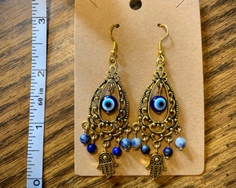 Assorted Hamsa Themed Earrings