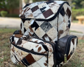Cowhide Travel Backpack , Leather Backpack Bag, Men’s Travel Bag, Cowhide Diaper Backpack, Kids School Backpack, Leather Diaper Bag