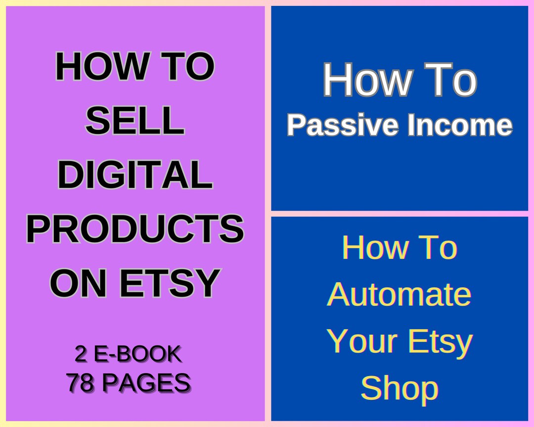 How To Sell Digital Products On Etsy Passive Income Etsy Etsy