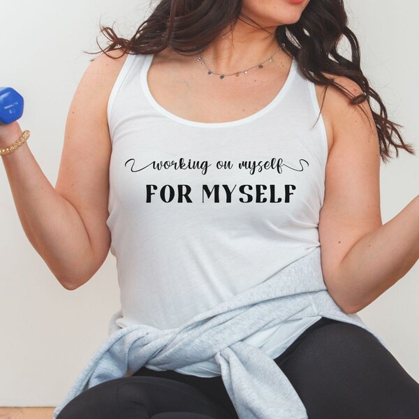 Inspirational Tank Top, Gym Tank Top, Cute Workout Tank, Gift for her, Fitness Clothes, Workout Clothes, Muscle Tank, Crossfit Tank