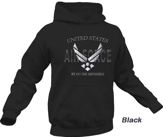 Air Force Sweatshirt |  US Air Force Hoodie | Patriotic Military Sweatshirt | USAF Sweatshirt | Comfortable Hoodie | Air Force Gifts