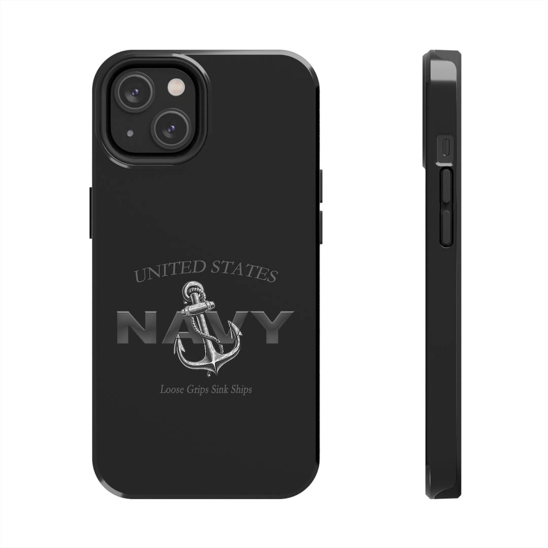 Navy iPhone Case USN Phone Protection Navy Logo iPhone Cover Wireless