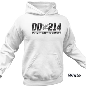 DD214 Navy Sweatshirt | Navy Logo | Duty Honor Country | Navy Veteran Pride | Honor in Service | Navy Veteran Hoodie