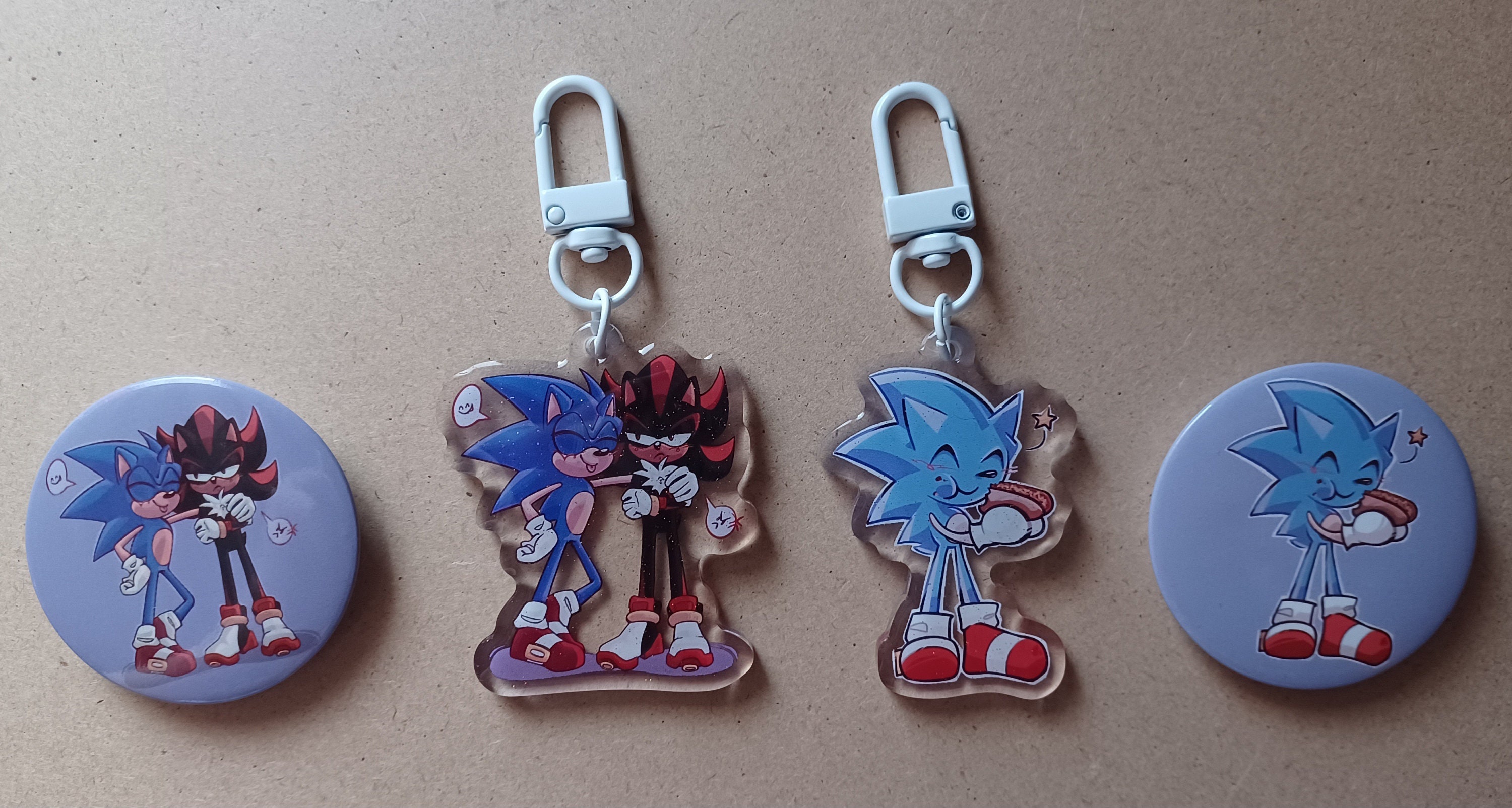 Cartoon Badges Sonic The Hedgehog Knuckles Shadow Silver High-value  Creative Peripherals Tinplate Badges Bag Clothes Decoration - AliExpress