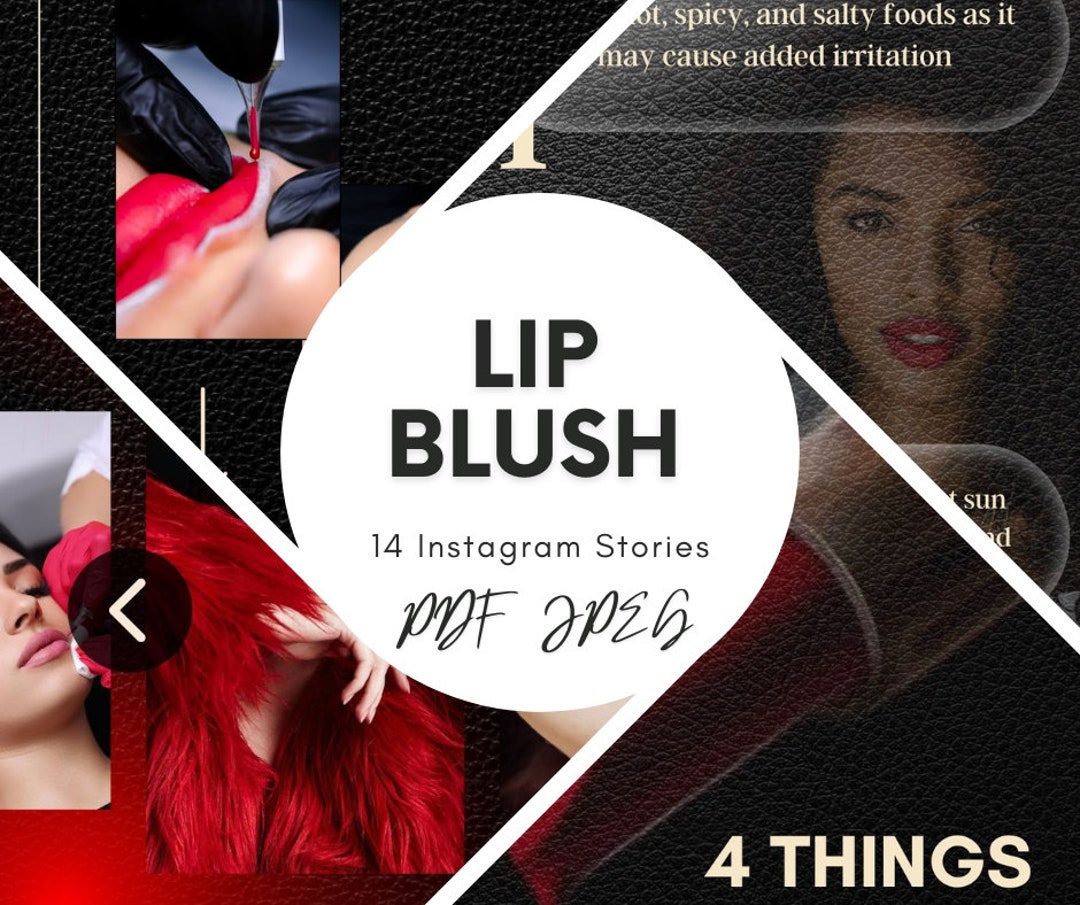Lip blush permanent makeup instagram templates 14 pmu instagram