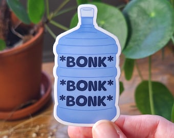 Adesivo Bonk the Police / Jug of Justice, adesivo in vinile anti-polizia per attivisti palestinesi, per borraccia, tazza, borraccia idroelettrica, bicchiere / Giustizia sociale