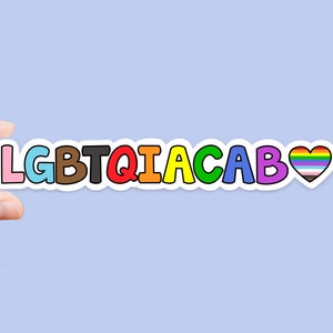 Vinylsticker LGBTQI ACAB | 1312 Abolitionist Pride weerbestendige vaatwasmachinebestendige sticker voor telefoon, laptop, waterfles, tijdschrift, beker