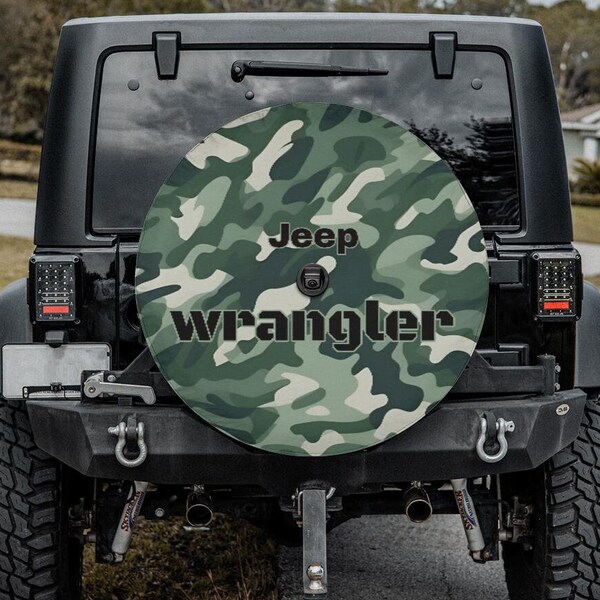 Jeep Tire Cover With Camera Hole Etsy