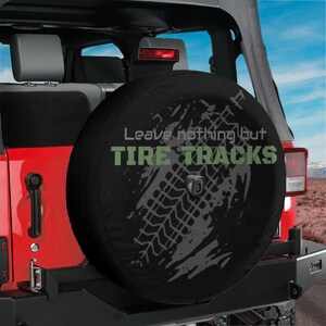 spare tire cover tire tracks Fit for Jeep Ford Bronco Mercedes-Benz G-Class Land Rover Suzuki Toyota Land Cruiser off-road Overlanding GIFT