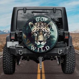 spare tire cover tiger for Jeep Ford Bronco Mercedes G-Class Land Rover Suzuki Toyota Land Cruiser off-road Overlanding GIFT animal lover