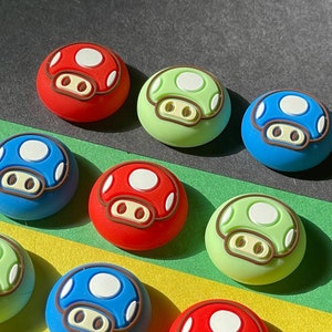 Cute Thumb Grip Caps For Switch / Switch Lite / Switch OLED - Joy-con Silicone Cover - Joystick Caps Pack of 2