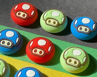Cute Thumb Grip Caps For Switch / Switch Lite / Switch OLED - Joy-con Silicone Cover - Joystick Caps Pack of 2