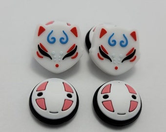Cute Thumb Grip Caps For Switch / Switch Lite / Switch OLED - Joy-con Silicone Cover - Joystick Caps - Pack of 2