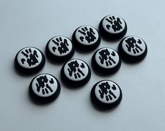 Switch 2/Xbox/PS5/PS4/Switch Pro Controller Mario Thumb Grips Pack of 2