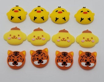 Cute Thumb Grip Caps For Switch / Switch Lite / Switch OLED - Joy-con Silicone Cover - Joystick Caps - Pack of 2