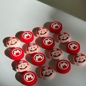 Cute Thumb Grip Caps For Switch / Switch Lite / Switch OLED - Joy-con Silicone Cover - Joystick Caps - Pack of 2