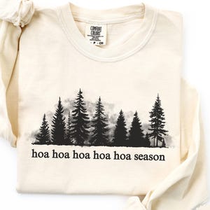 hoa hoa hoa long sleeve shirt, twilight inspired, twilight meme long sleeve, forks WA, twilight lover gift, Comfort Colors ®