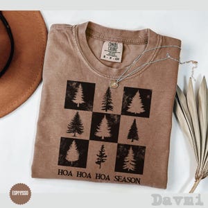 hoa hoa hoa hoa hoa shirt, twilight inspired t-shirt, forks WA, cozy season, distressed, twilight lover, retro checkered, Comfort Colors ®