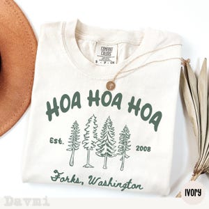 hoa hoa hoa shirt, twilight inspired t-shirt, forks t shirt, cozy season shirt, twilight lover tee, Comfort Colors ®